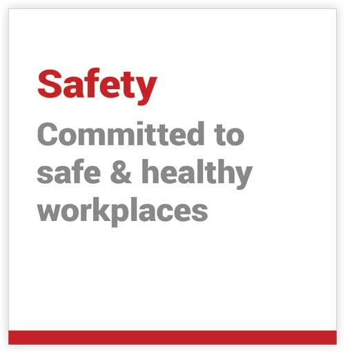 Safety - Committed to safe & healthy workplaces